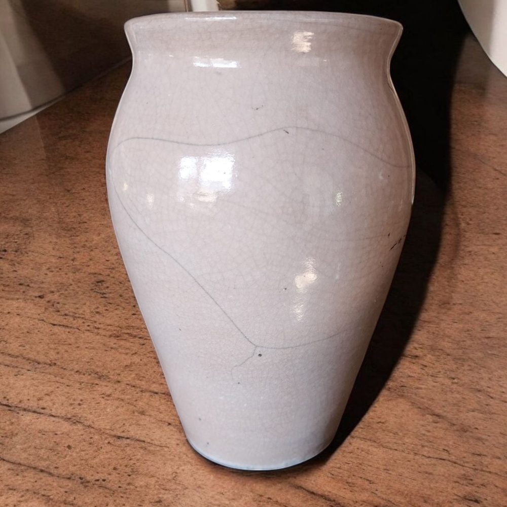 HANDMADE RAKU VASE - Picture 4 of 8
